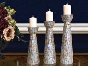 Candlesticks out of Abalone Shell