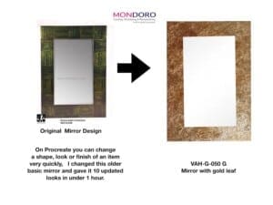Using Procreate to design a mirror