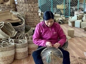 Weaving Baskets Vietnam