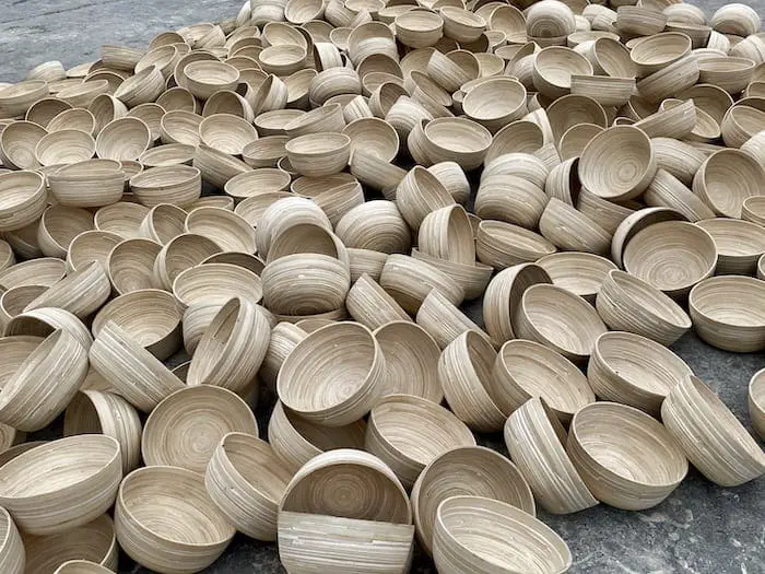 Spun Bamboo bases