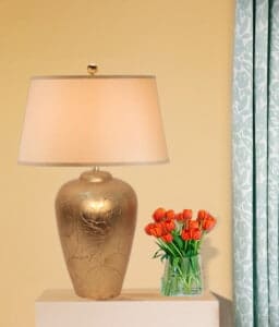 Gold Leaf Lamp base - Mondoro