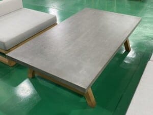 Outdoor Lightweight Concrete Furniture Table