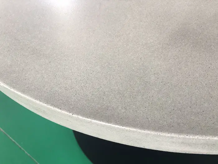 Close Up Of a Lightweight Concrete Table Top
