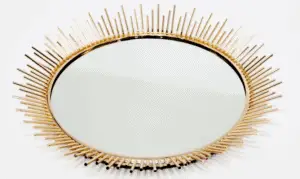 Metal Mirror with Glass