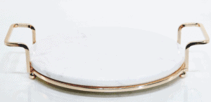Metal and Marble Tray