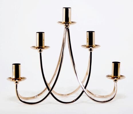 Metal candleholder