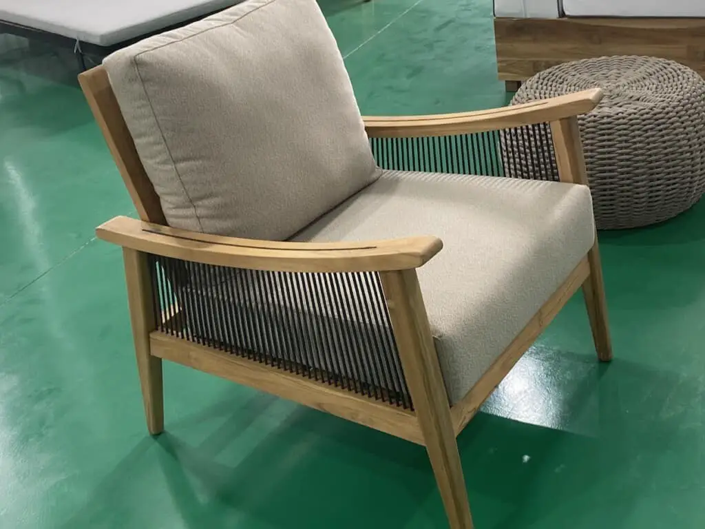 Outdoor fabric on an Outdoor Chair - Mondoro