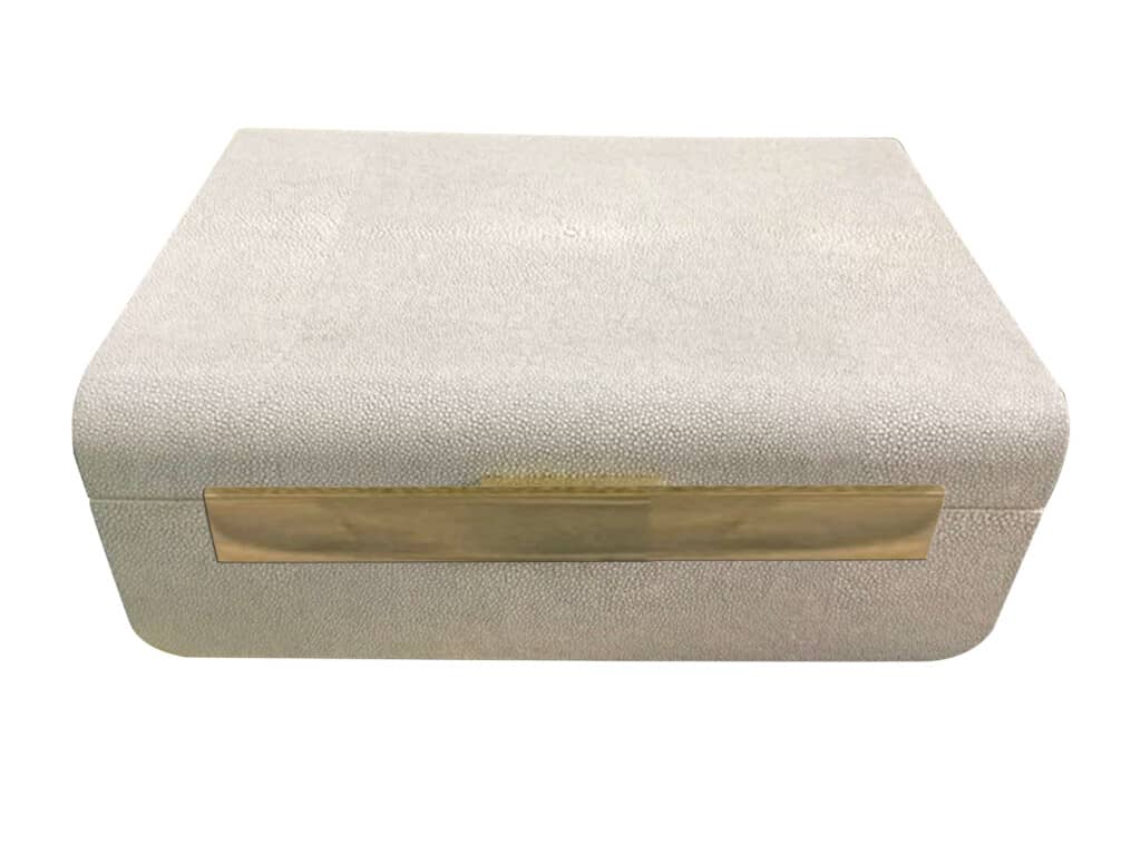 Faux Shagreen Box