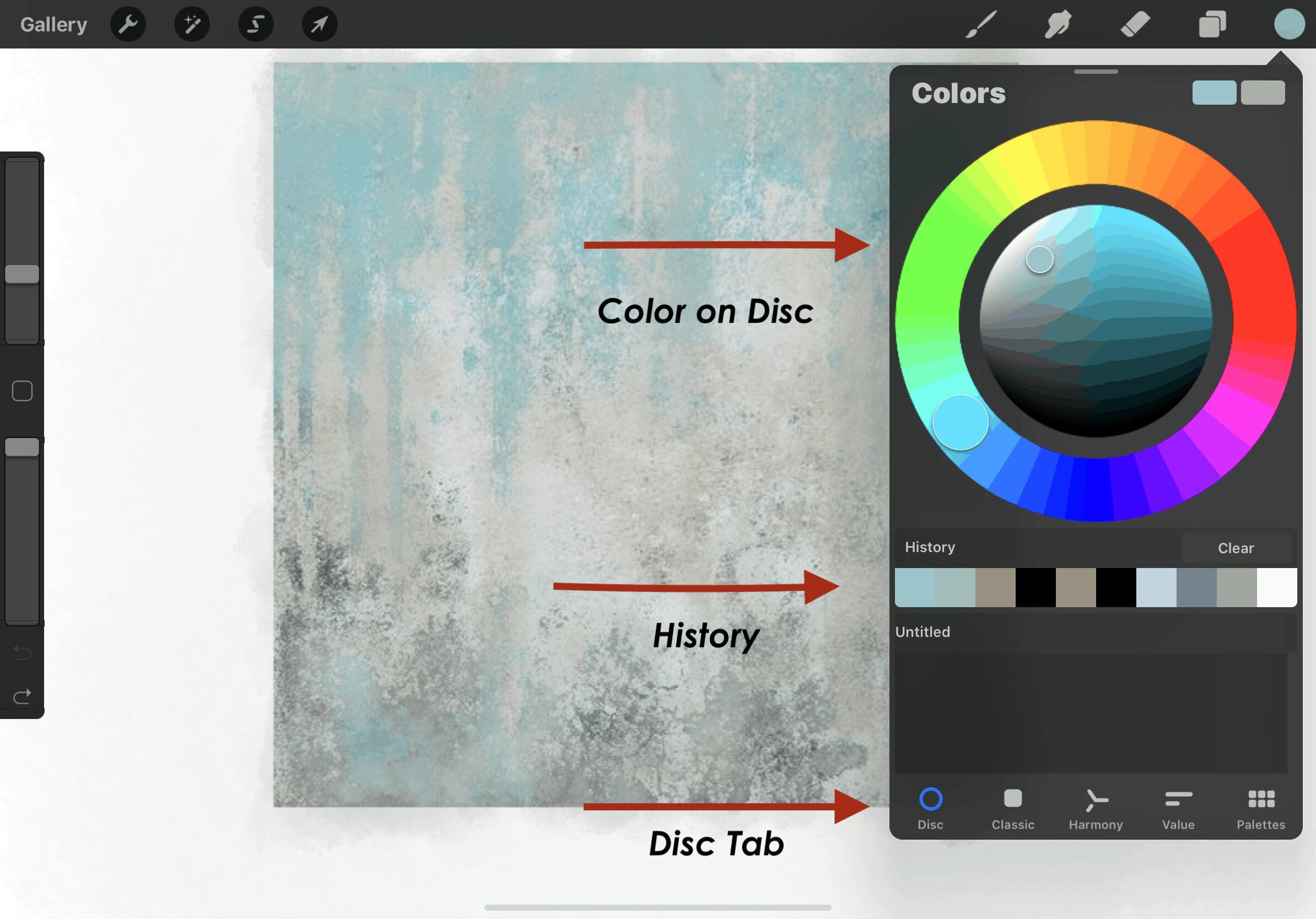 color picker procreate