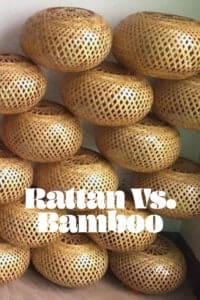 rattan vs bamboo