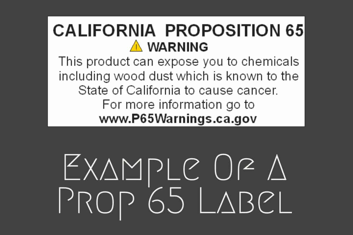What Products Are Affected by Prop 65? The Prop 65 Law Simply Explained