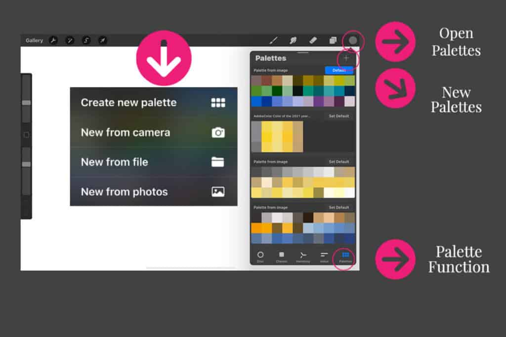 Guide To The New Procreate Color Palettes