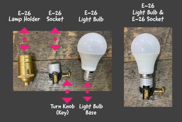 What are Standard Light Bulb Base Socket Types and Sizes?