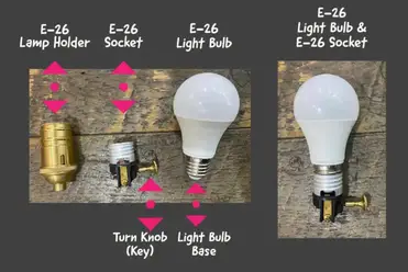 What Is The Standard Light Bulb Base, Lamp Bulb Socket Types