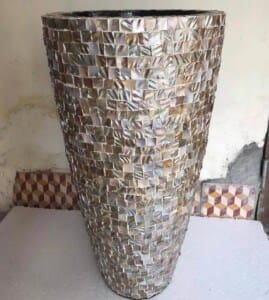 A Mother of Pearl Vase