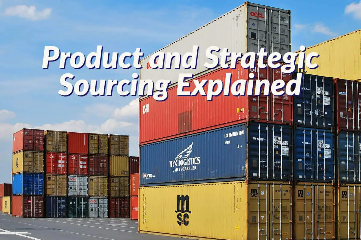 Product and Strategic Sourcing Explained