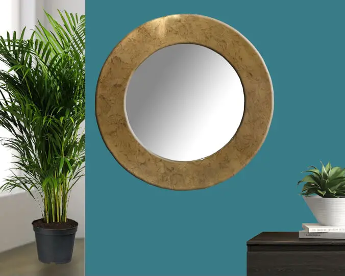 Gold Leaf Mirror on Waal