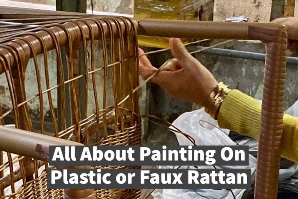 Can You Paint Plastic Rattan Or Faux Rattan Furniture? Mondoro