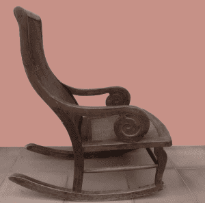 Old Antique Rocking Chair, In Personal Collection of Author