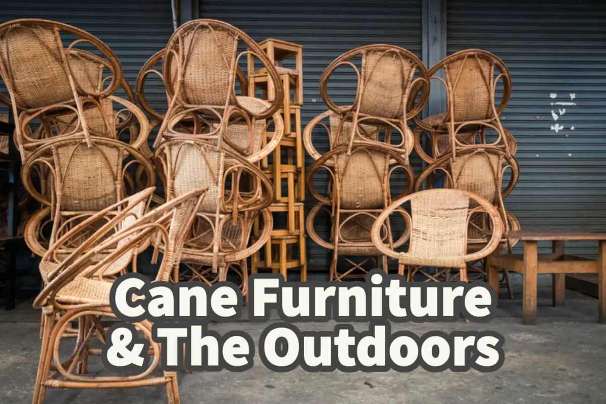 Can Cane Furniture Be Left Outside?