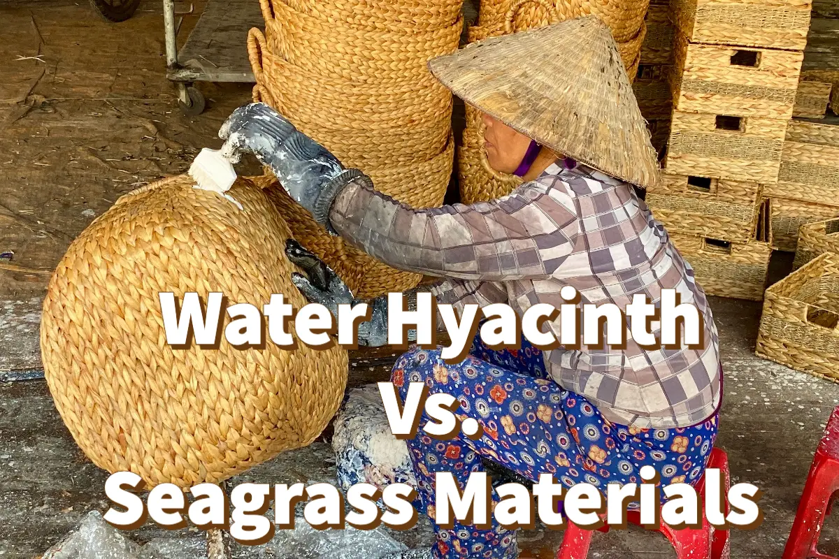 Water Hyacinth Vs. Seagrass Materials