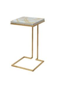 Lacquer With Gold Leaf Table