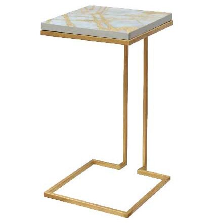Lacquer With Gold Leaf Table