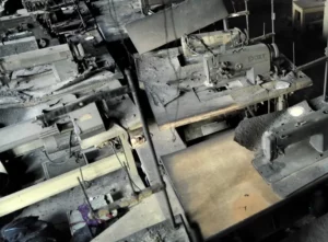 Sewing Machine After The Fire At The 2012 Dhaka Garment factory