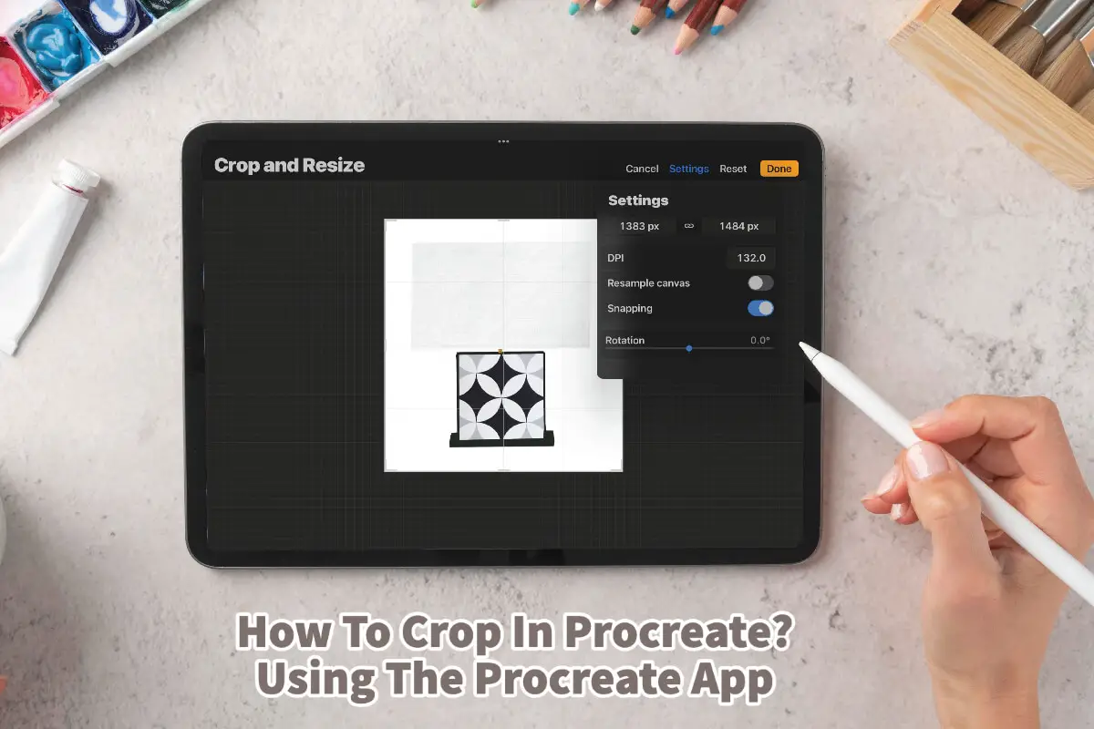 How To Crop In Procreate?  Using The Procreate App
