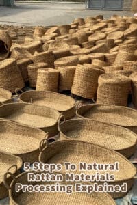 5 Steps To Natural Rattan Materials Processing Explained