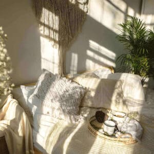 Danish Hygge And Cozy Textiles In The Japandi Interior Space