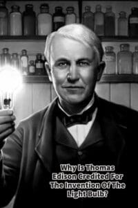 Why Is Thomas Edison Credited For The Invention Of The Light Bulb?