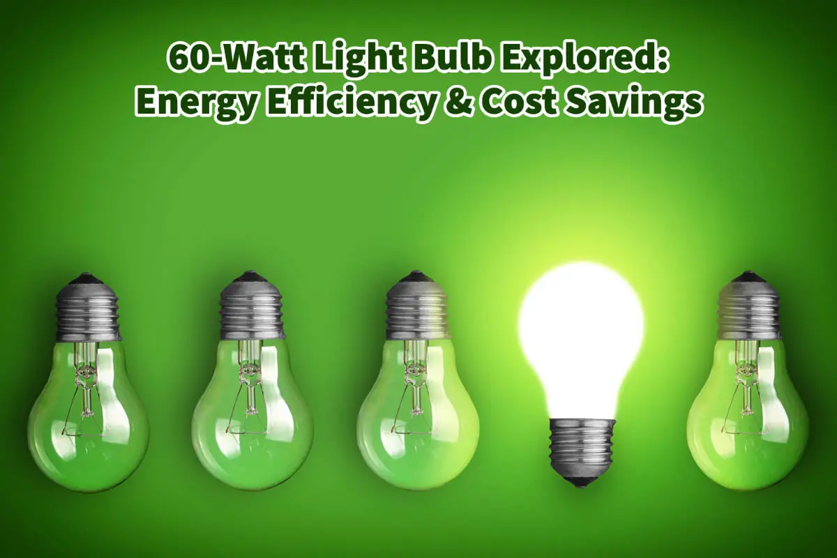 60-Watt Light Bulb Explored: Energy Efficiency & Cost Savings
