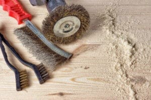 Tools Used In Wire Brushed Wood