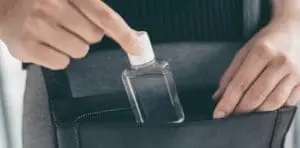 Bring hand sanitizers when you are traveling