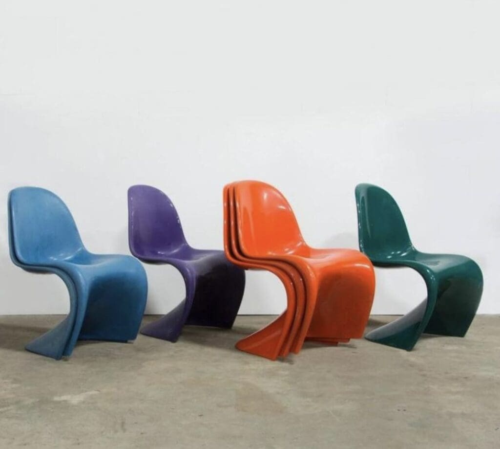 Stacking Chair By Verner Panton