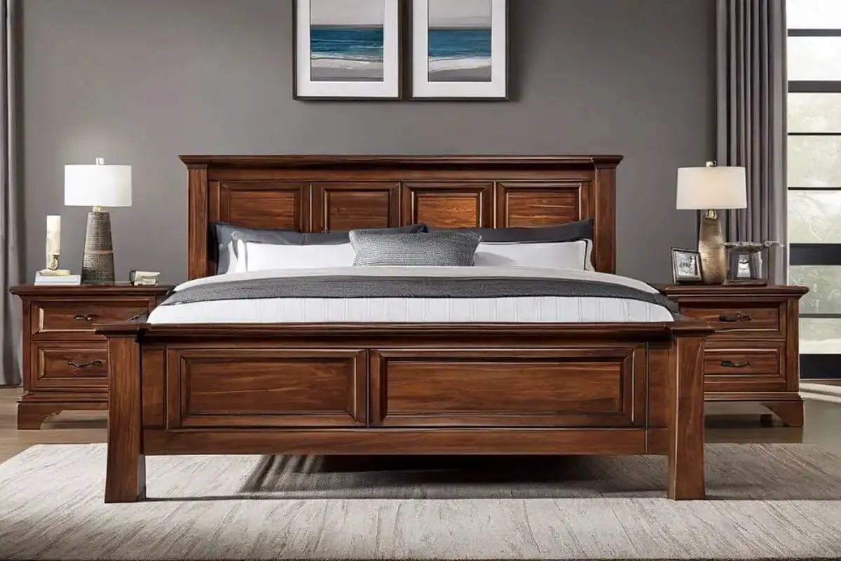 Bed Frames Made In Solid Wood
