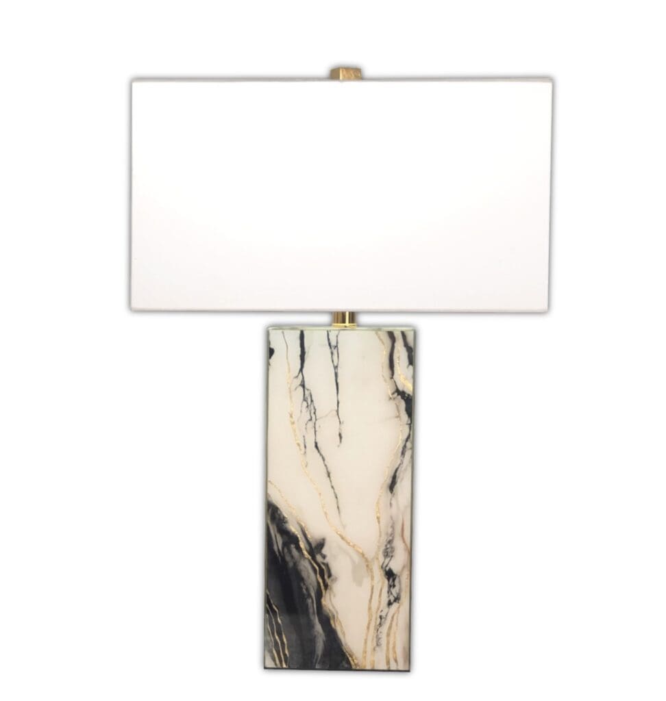 Rectangle Marble Lamp