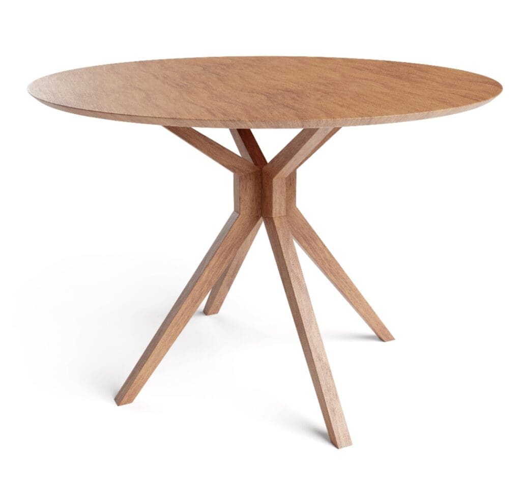 Round Coffee Table Wood  