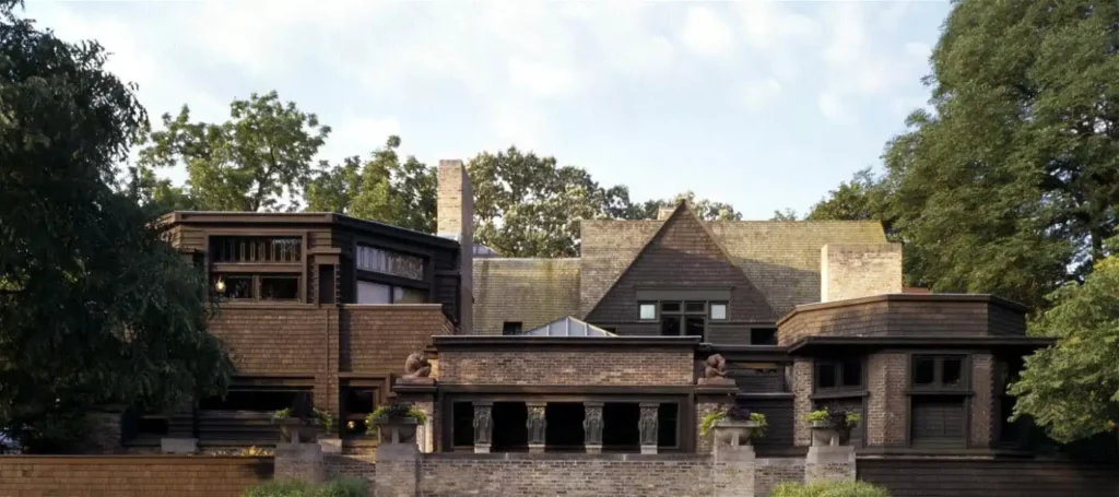 Oak Park Home and Studio by Frank Lloyd Wright, via Frank Lloyd Wright Foundation