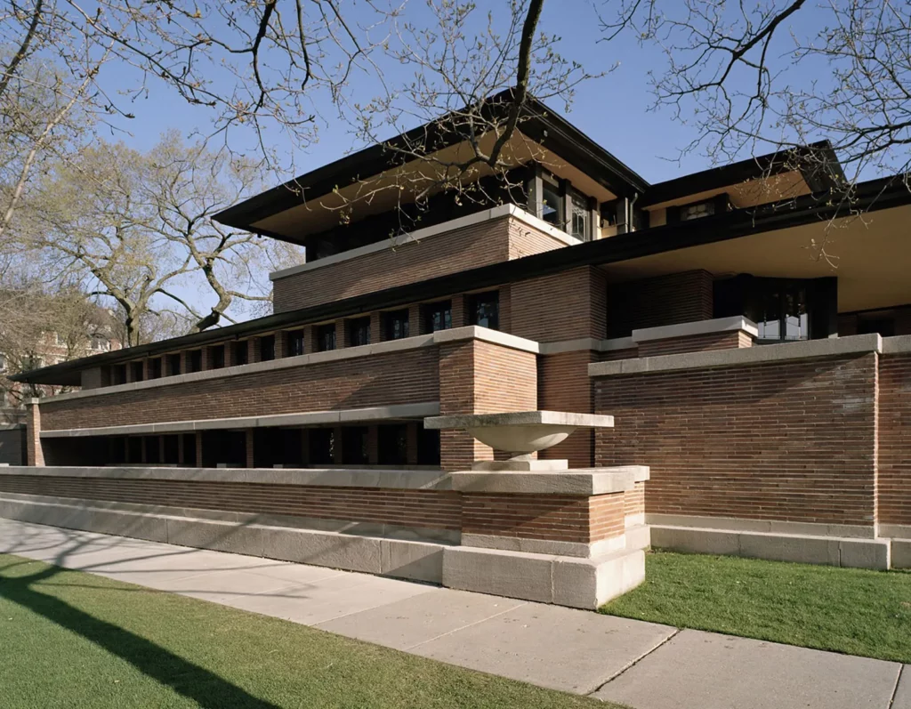 Robie House by Frank Lloyd Wright, via Frank Lloyd Wright Foundation