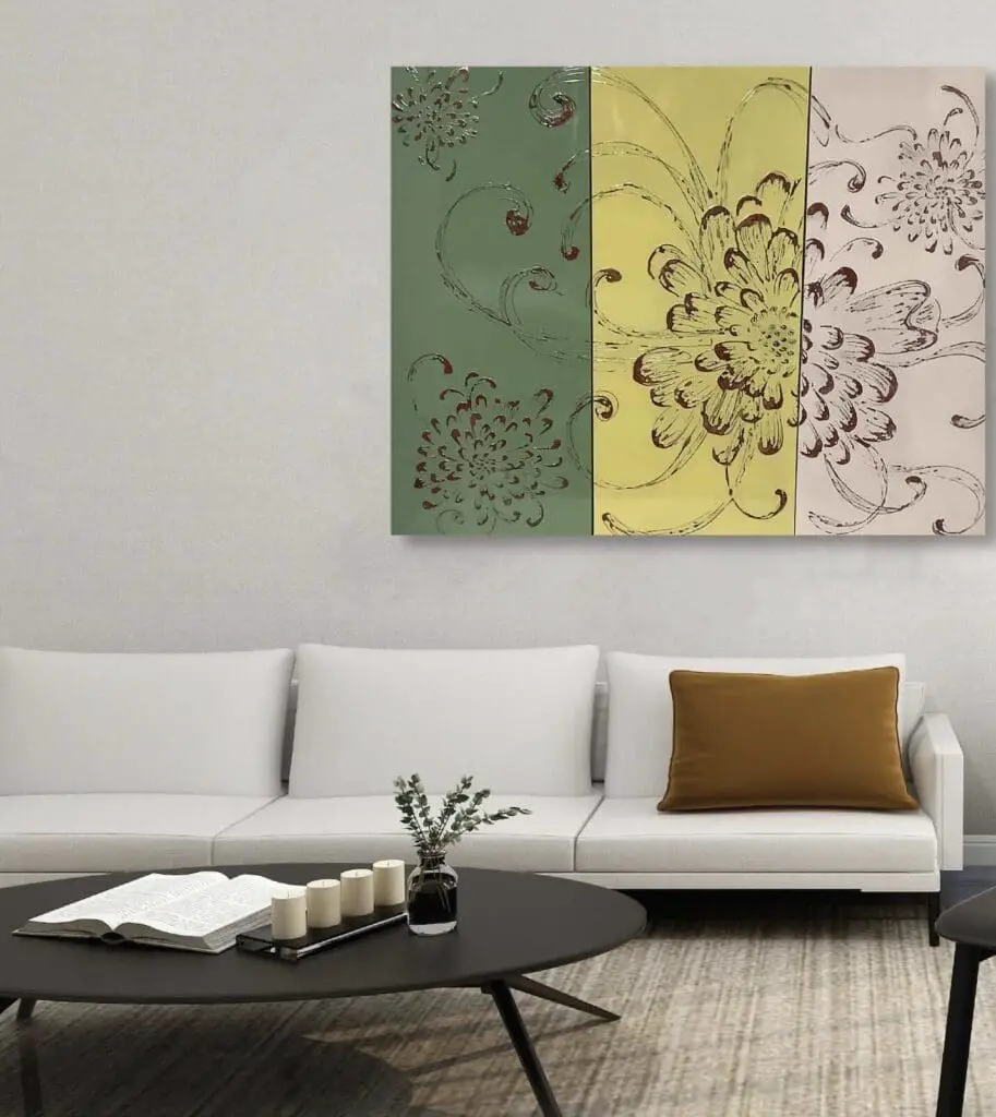 Modern Interior Design with Lacquer Wall Art