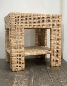 Peel Rattan Table