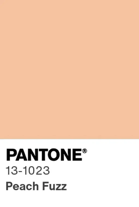 Pantone 13-1023, Peach Fuzz