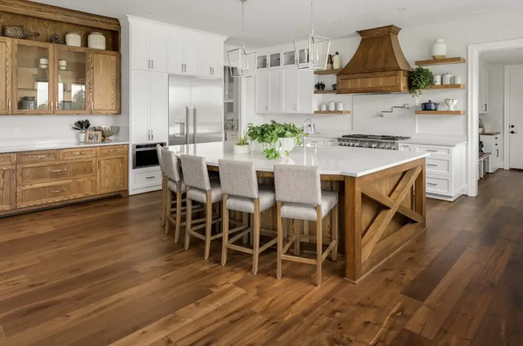 Kitchen With Wood Floor