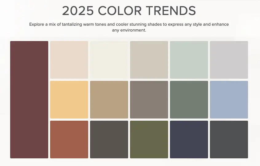 2025 Color Trends