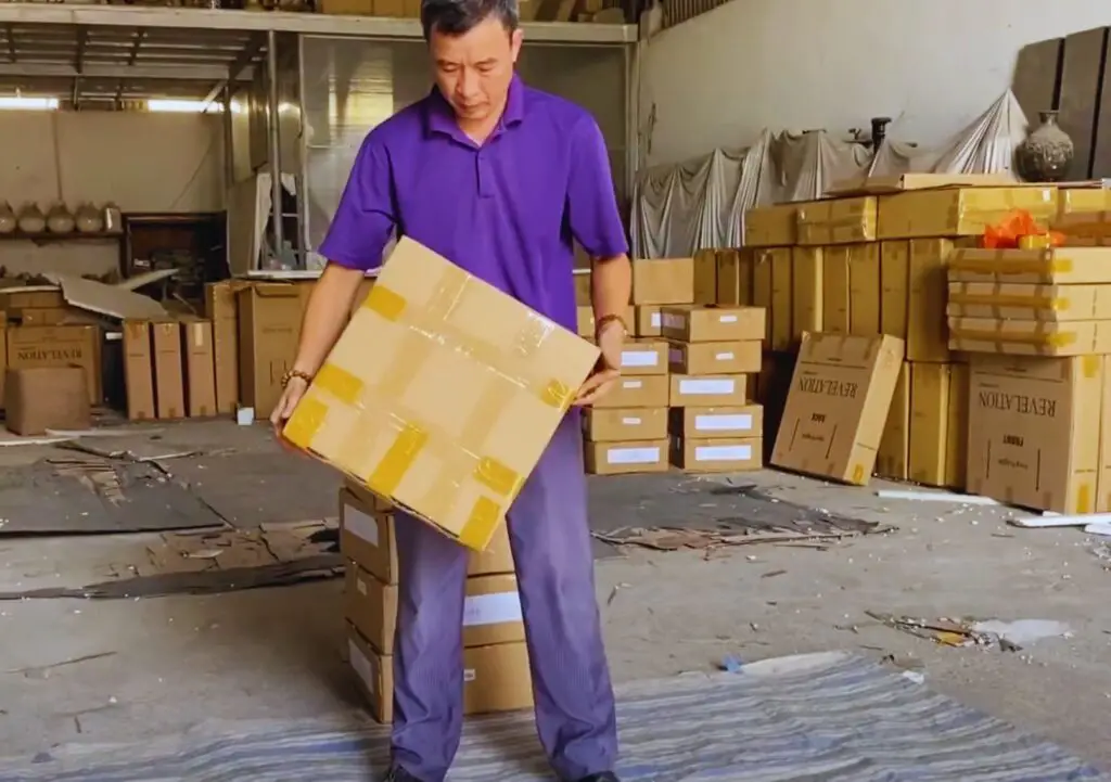 Drop Testing To Make Sure The Product Is Okay At Mondoro Company Limited