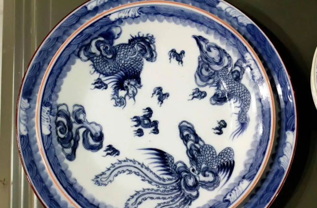 Ceramic with Art Design Plate