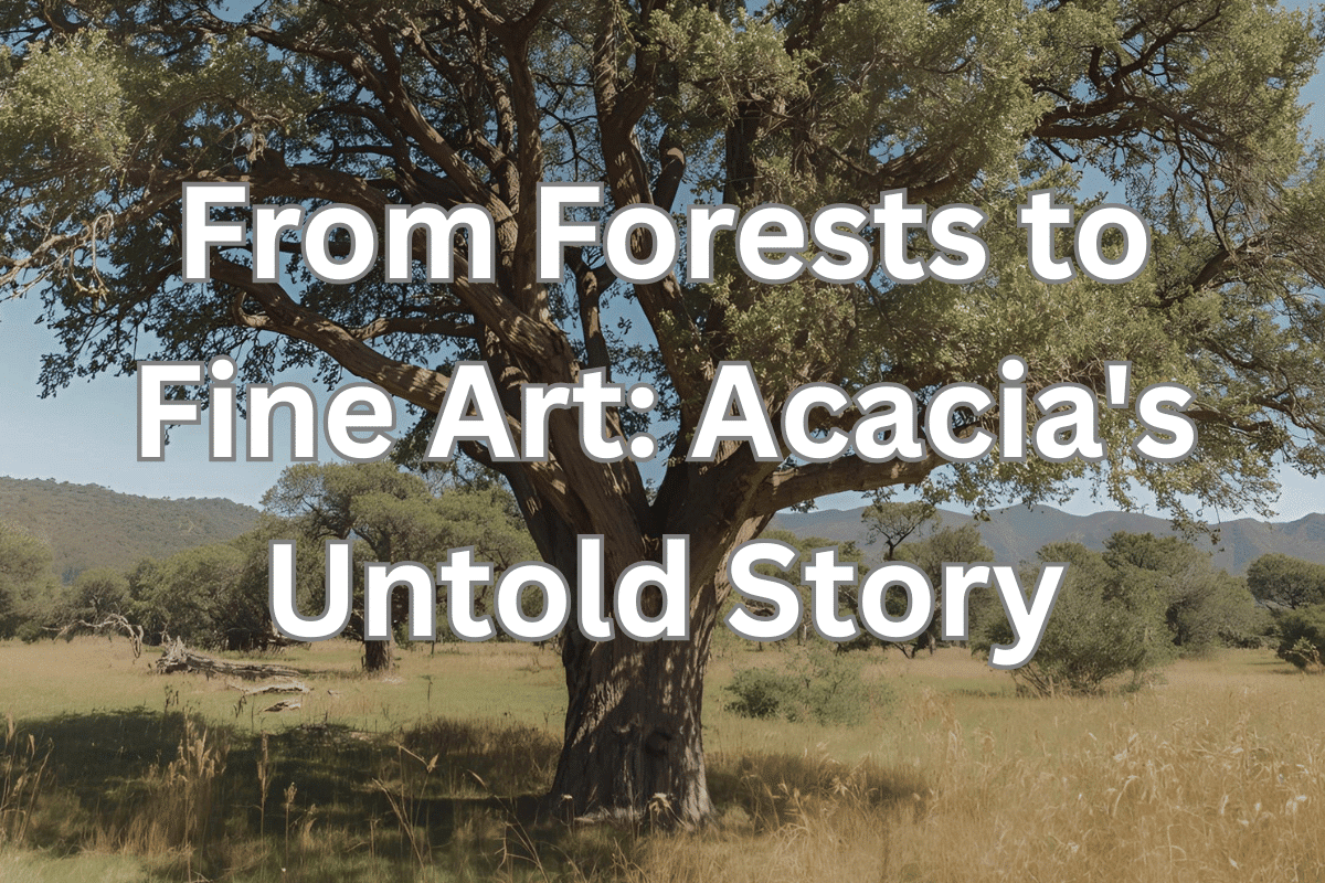 From Forests to Fine Art: Acacia’s Untold Story