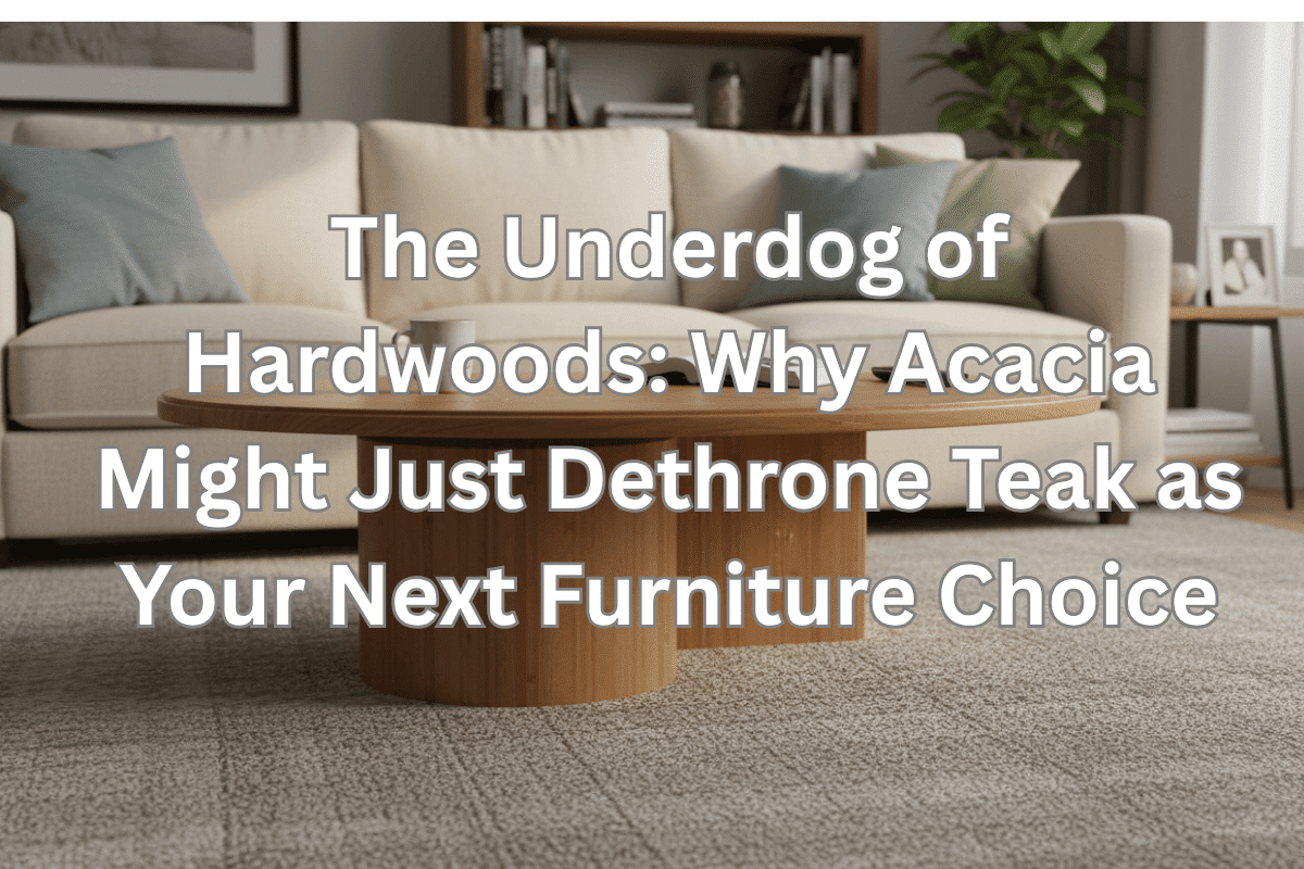 The Underdog of Hardwoods: Why Acacia Might Just Dethrone Teak as Your Next Furniture Choice